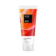 IGK Color Depositing Mask FEELIN' PEACHY - Vibrant Peach | Kondicionr + hydratace + lesk | Vegan + Cruelty Free | 6 Oz