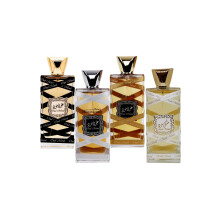 Lattafa fr unisex 4 delar Eau de Parfum presentset (Oud Mood Elixir + Oud Mood Reminiscence + Oud Mood + Musk Mood) 3,4 ounce/100 ml vardera