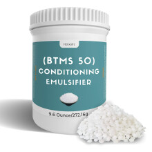 9.6 oz BTMS 50 Conditioning Emulsifier for Making Leave-in Conditioner Premium BTMS 50 Conditioning Emulsifier Granules Higher Activity Than BTMS 2