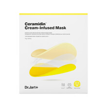 Dr.Jart+ Ceramidin cr?e-ge?fundeerd gezichtsmasker voor de droge huid met ceramiden en panthenol | Bladmasker | Koreaanse huidverzorging 1 verpakking