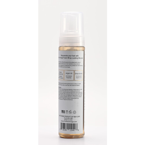 NEXT IMAGE Foam Wrap Locking Mousse (Black Castor & Argan) 2