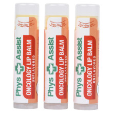 PhysAssist Oncology Lip Balm USDA Organic Non aromatizzato Idrata Idrata e protegge Labbra secche e secche durante la chemio o la radio USDA Orga