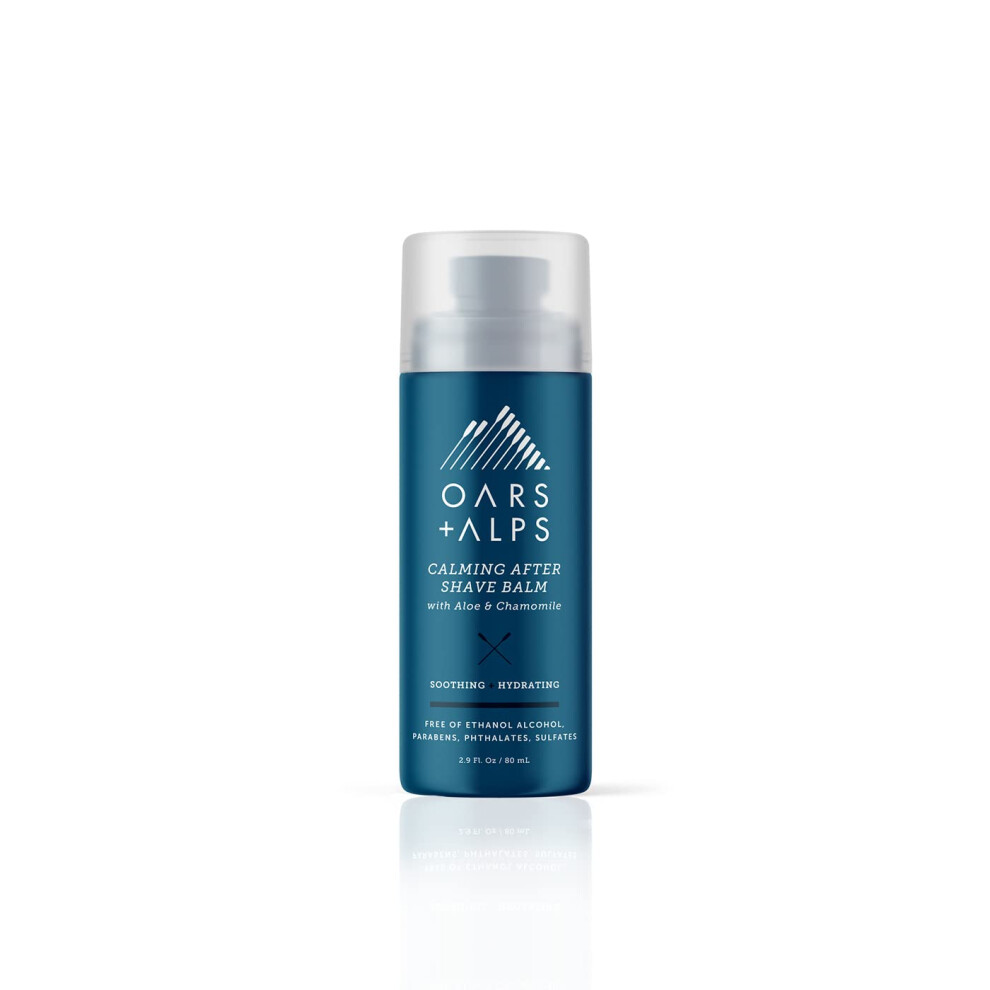 ÃRer Alper Oars + Alps Calming After Shave Balm And Lotion For Men Dermatologist Tested And Infused With Aloe And Chamomile Tsa Friendly 2.9 Fl Oz