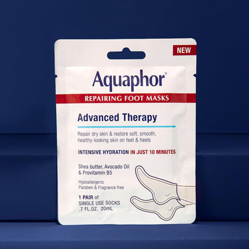 Aquaphor Aquaphor Μάσκες Ποδιών, Ενυδατικές Κάλτσες για Ξηρά Πόδια, Θεραπεία με Έλαιο Αβοκάντο 2