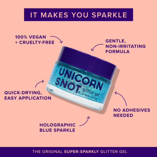 Unicorn Snot Χρυσόσκονη Προσώπου & Σώματος - Ασφαλής για το Πρόσωπο 2