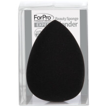 ForPro Professional Collection Expert Beauty Sponge Blender Premium Makeup Sponge Latex-fri 100 % vegansk og grusomhedsfri sort