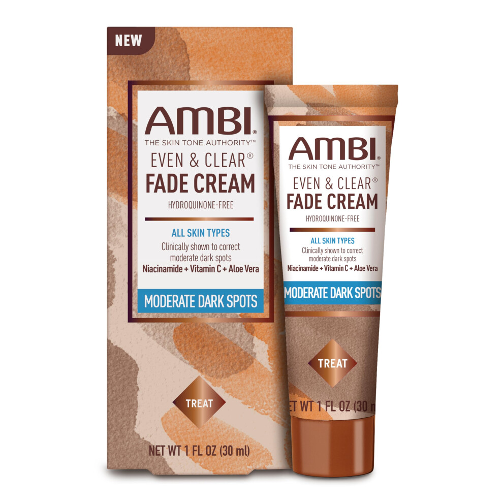 Ambi Even & Clear Fade Cream  Hydroquinone-free  Hyperpigmentation Treatment  Dark Spot Corrector  Results In As Little As 4 Weeks  Niacinamide  Aloe