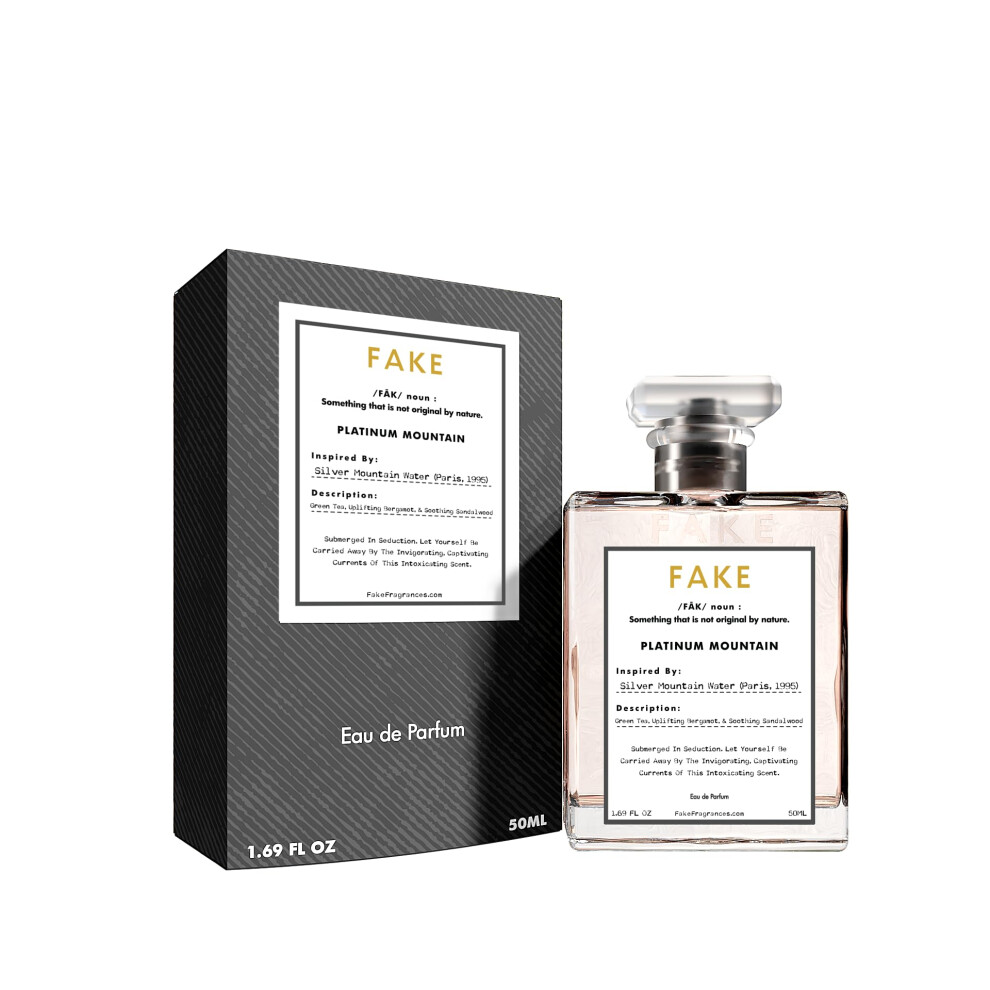Fragrance Inspired by Silver Mountain Water 1.7oz Men's Cologne | Almost an Exact Clone | 1.7oz Eau de Parfum | Robust Masculine Crisp Clean Scent wit