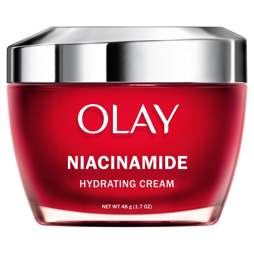 Olay Niacinamide Face Moisturizer  Firming Face Cream for Hydration and Skin Renewal with 99% Pure Niacinamide 1.7 oz