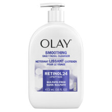 Olay Retinol 24 + Peptide vyhladzuj   ci cistiaci g   l na tv   r bez sulf   tov 473 ml