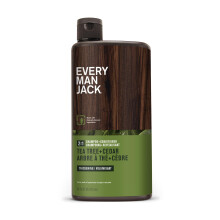 Every Man Jack 2-in-1 Tea Tree + Cedar Shampoo + Conditioner - Thicken Cleanse and Hydrate Hair with Coconut Aloe Tea Tree Oil - Naturally De