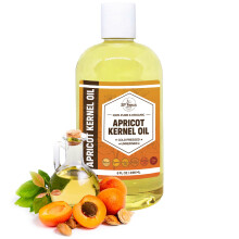 Organikus srgabarackmag olaj (8 oz) Prmium hidegen sajtolt finomtatlan | 100% tiszta srgabarackmag olaj borre Arc Haj szappankszto masszzs | h