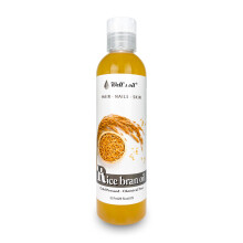 Well's Oil Olej z otrębów ryżowych | Całkowicie naturalny | Rafinowany tłoczony na zimno | Do włosów i skóry (237 ml)