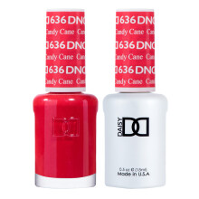 Sada g   lov   ch lakov DND - 1 kus cerven   ho g   lov   ho laku a 1 kus cerven   ho laku na nechty, odtien 636 Candy Cane, 0,5 fl oz