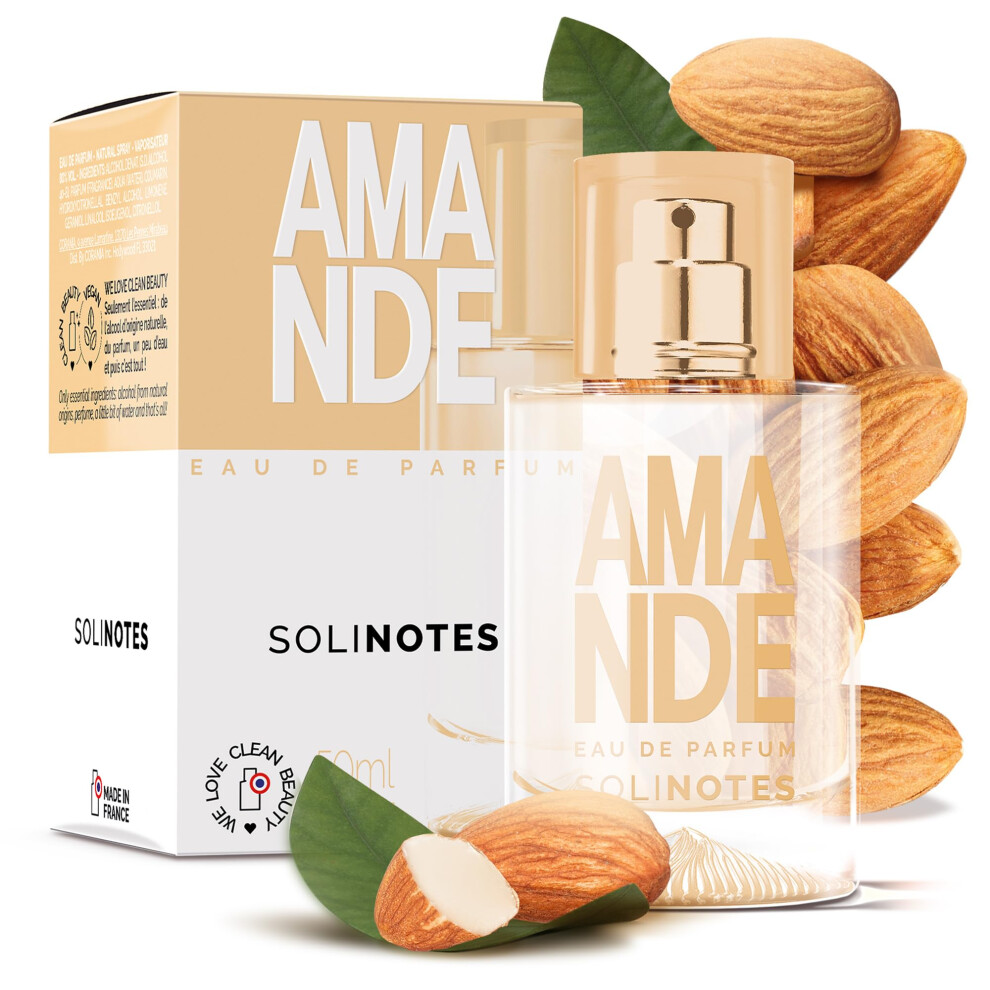 Solinotes Par Solinotes Almond Perfume For Women - Eau De Parfum | Delicate Floral And Soothing Scent - Made In France - Vegan - 1.7 Fl.oz
