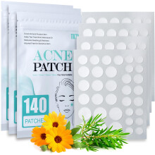 Acnepleister Puistjespleister 4 maten 420 pleisters Acne-absorberende afdekpleister Hydrocollo?e Onzichtbare acnepleisters voor gezichtszitpleister A