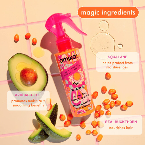 amika the wizard silicone-free detangling primer  60ml 1