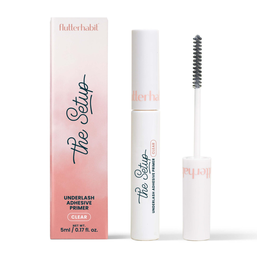 Flutterhabit The Setup Lash Primer Pour Rehausser Les Cils, Base Pour Rehausser Les Cils, Base Pour Extensions De Cils, 1 Oz-image