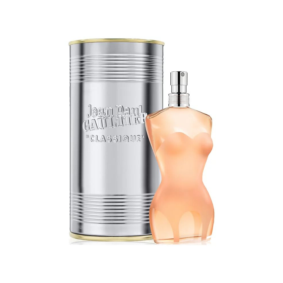 Jean Paul Gaultier Classique 2-Piece Set for Women  (3.4 Oz Eau De Toilette Spray + 0.67 Oz Eau De Toilette Spray)