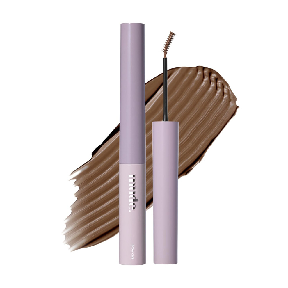 Gel    sourcils fixateur de couleur Mude Inspire Skinny Browcara, pour des sourcils volumineux et fournis (B03 RUSK)