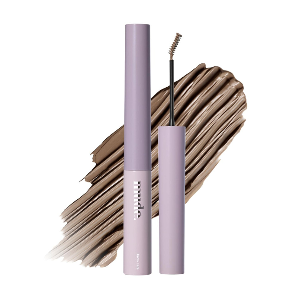 Gel    sourcils fixateur de couleur Mude Inspire Skinny Browcara pour des sourcils volumineux et fournis (B04 SOFT TAUPE)