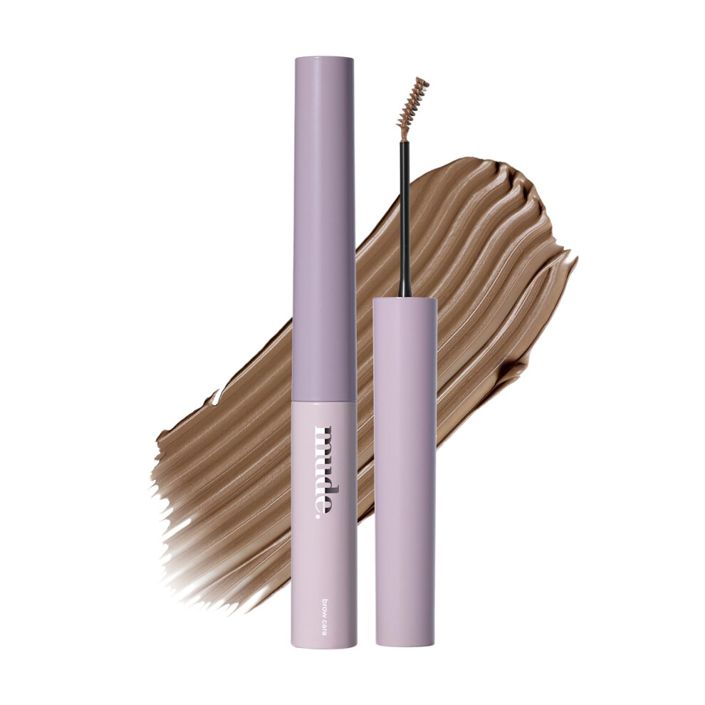 Gel    sourcils fixateur de couleur Mude Inspire Skinny Browcara pour des sourcils volumineux et fournis (B02 MUTE NUT)