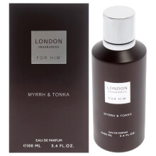 London Fragrances Myrrh y Tonka para Hombre - 3.4 oz EDP Spray