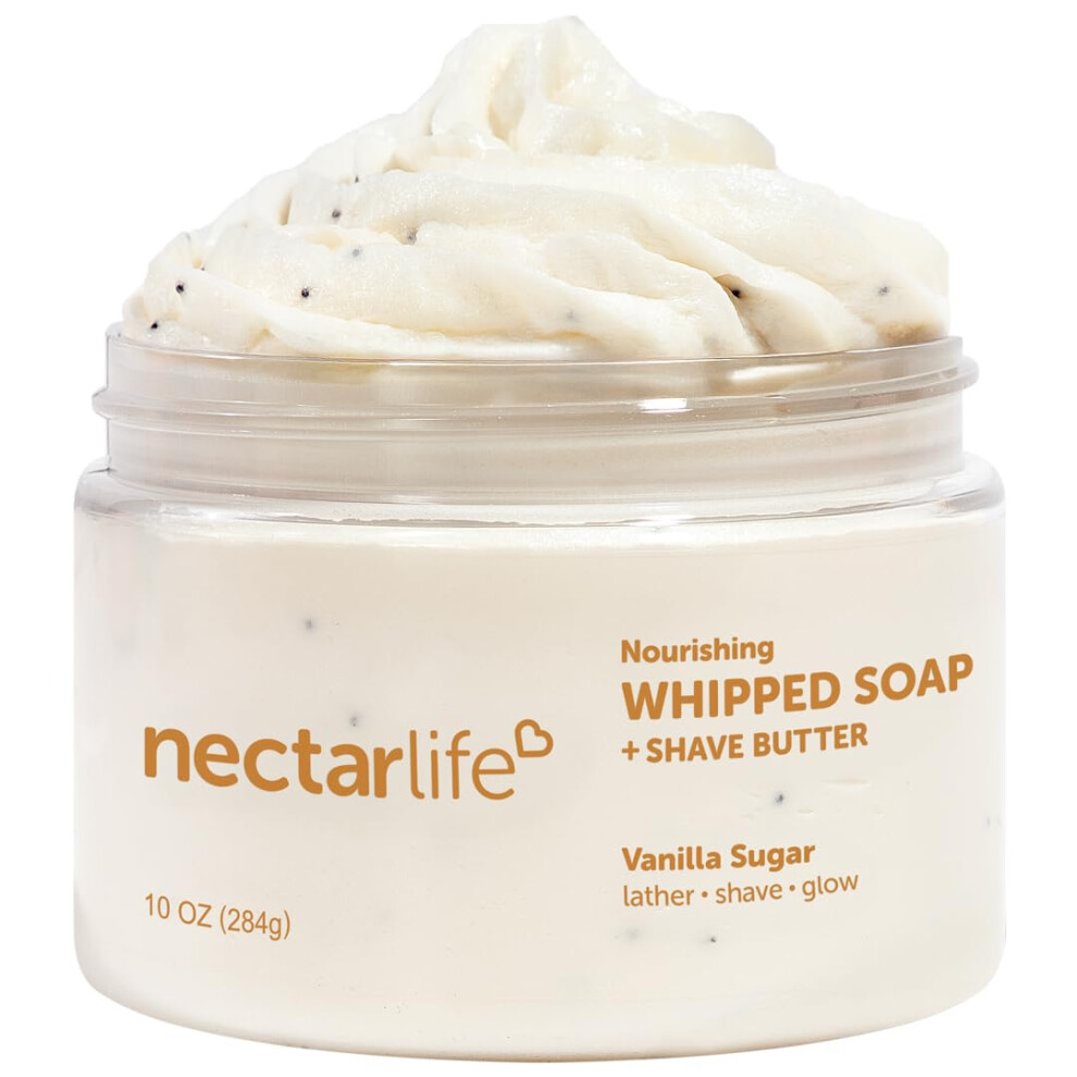 ?????D??? P????? E ???Ta? Nectar Life Whipped Soap And Shave Butter (10 Ounce Vanilla)