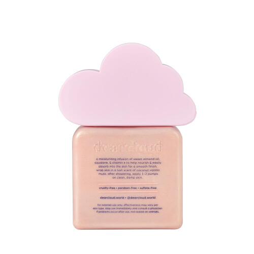 dearcloud Shimmer Körperöl - Coco Vanilla Musk - Hydratisierendes & Nährendes Öl (100 ml) 1