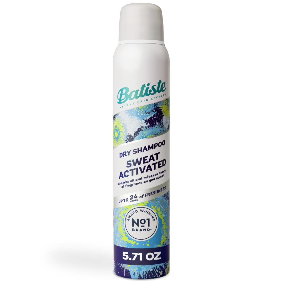 Batiste Dry Shampoo Sweat Activated With Sweat Absorbing Technology 5.71 Oz