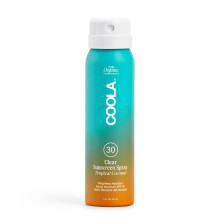 COOLA Organic Sunscreen SPF 30 Sunblock Spray Dermatologist Tested Skin Care for Daily Protection Vegan and Gluten Free Tropical Coconut 2 Fl Oz