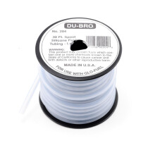 Du-Bro 204 1/8 """" x 30 'duze super niebieskie silikonowe rurki