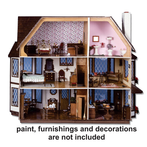 Greenleaf Harrison Dollhouse Kit - 1 Inch Scale 2