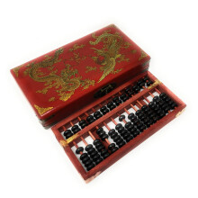 Vintage kinesisk tr?perle aritmetisk Abacus W. Instruktion