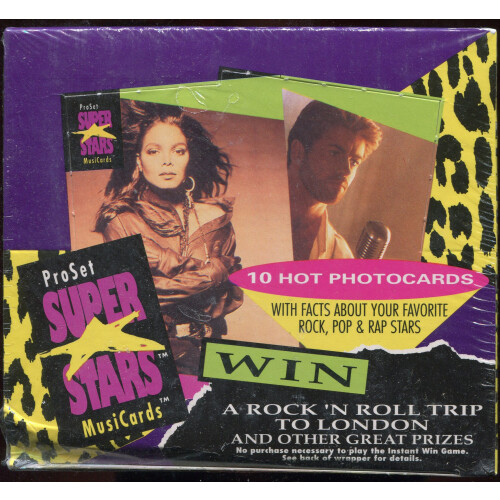 Pro Set Super Stars MusiCards Box 1