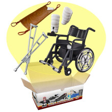 Ensemble d'accessoires pour blessures extr   mes pour figurines de catch