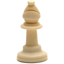Vi spelersttning Staunton Chess Piece - Light Bishop for Tournament Chess Set Plastic Chess Piece med filt Botten Classic Design Replacement Che