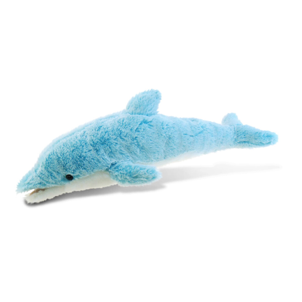 Dollibu Plusch-Delfin, Kuscheltier Weicher, Knuddeliger Blauer Delfin, Bezauberndes Delfin-Pluschtier Zum Spielen, Susses Meeresleben, Kuschelge-image