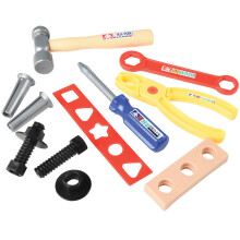 U. S. Toy Werkzeugset, Bewegliche Spielzeuge für Kinder, Bau-Set für Kinder, 12er-Pack, Geschenke für Partys