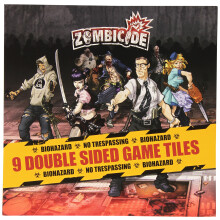 CMON Zombicide: 9 Double Sided Game Tiles - Expand Your Zombie Survival World! Cooperative Strategy Game with Tabletop Miniatures Ages 14+ 1-6 Play