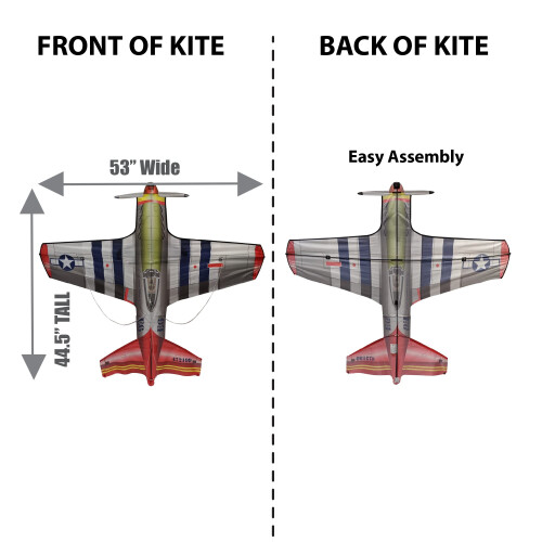 X-Kites WindNSun FlightZone Mustang Αετός από Νάιλον, 53 Ίντσες Πλάτος 2