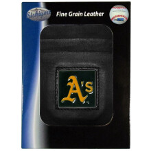 Oakland Athletics nahkainen rahaklipsi/korttikotelo