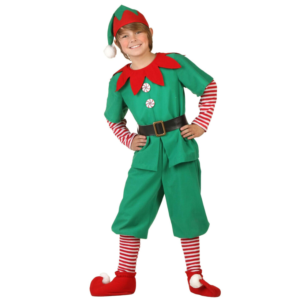 Photos - Fancy Dress Youth Holiday Elf Costume Spread Joy and Magic with This Festive Christmas Outfit for Kids Medium FUN2173CH(8-10)