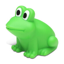 DolliBu Kikker Bad Buddy Squirter - Drijvend Groene Kikker Rubberen Badspeeltje Leuk Waterspuitend Badtijdspel voor peuters Schattig en zacht dierens