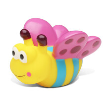 DolliBu Butterfly Bath Buddy Squirter - Drijvend Kleurrijk Vlinder Rubberen Badspeeltje Leuk Waterspuitend Badtijdspel voor peuters Schattig en zacht
