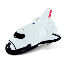 DolliBu Space Shuttle Bath Buddy Squirter - Drijvend Space Shuttle Rubberen badspeelgoed Leuk waterspuitend badspel voor peuters Ruimtevliegtuigspeel
