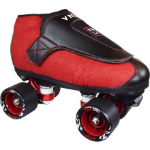VNLA Junior Code Red Jam Skates f  r Damen und Herren     Indoor-Unisex-Rollschuhe f  r Tricks und Jam-Skating     Rot/Schwarz (Herren 7 / Damen 8)