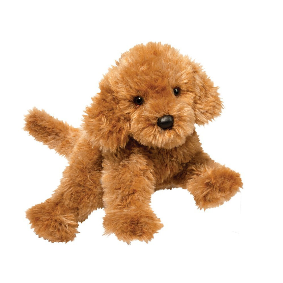 ?T????A? Douglas Addie Caramel Labradoodle Dog Plush Stuffed Animal Amber