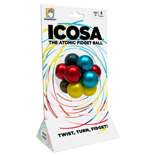 Brainwright - ICOSA - Atomic Fidget Ball - Twist Turn Fidget! 2