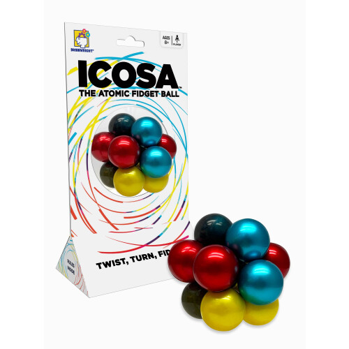 Brainwright - ICOSA - Atomic Fidget Ball - Twist Turn Fidget!